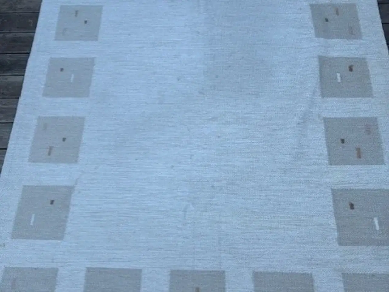 Billede 1 - Kilroy beige kelimtæppe, 