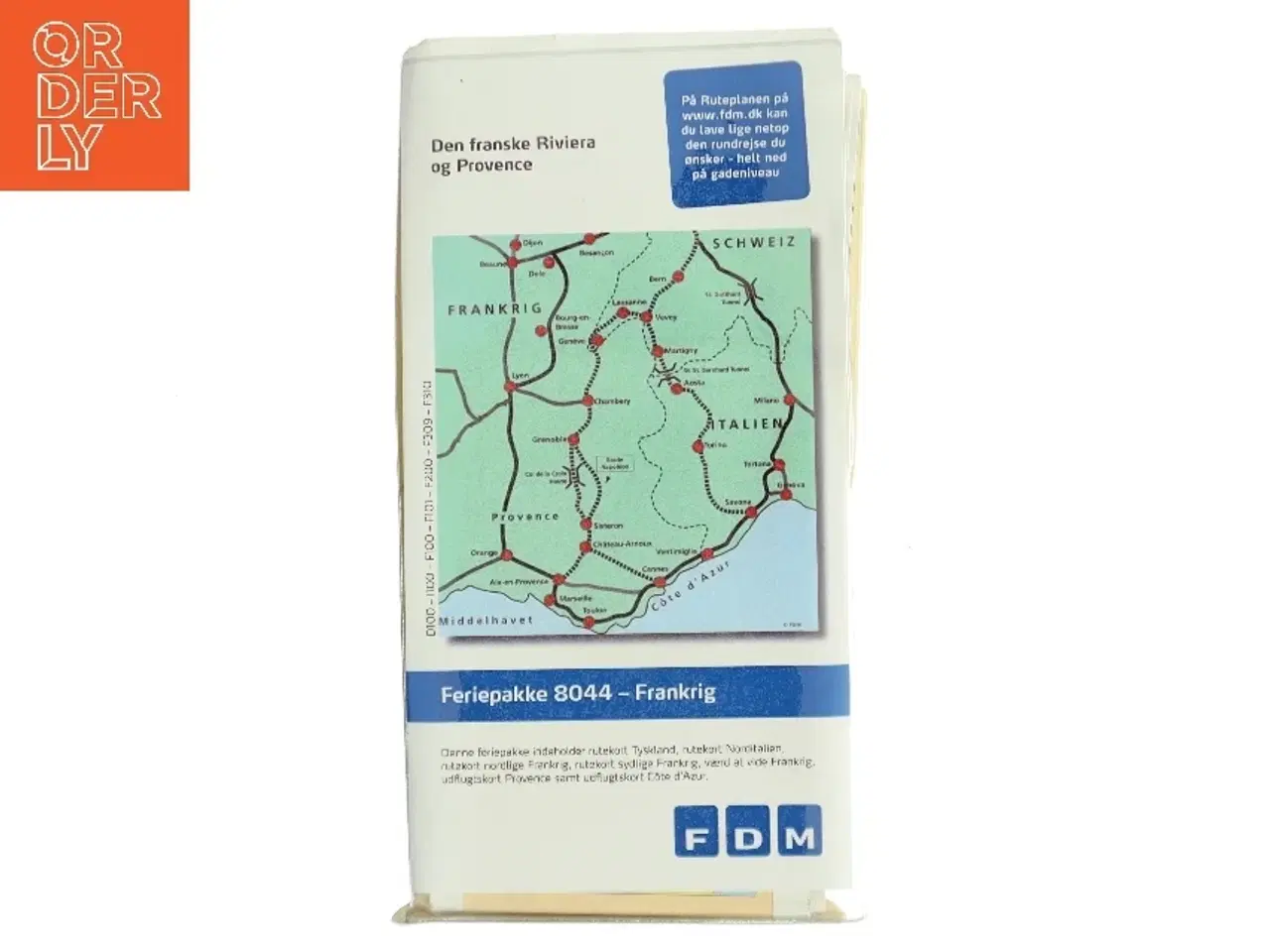 Billede 1 - Feriepakke 8044 - Frankrig kort fra FDM