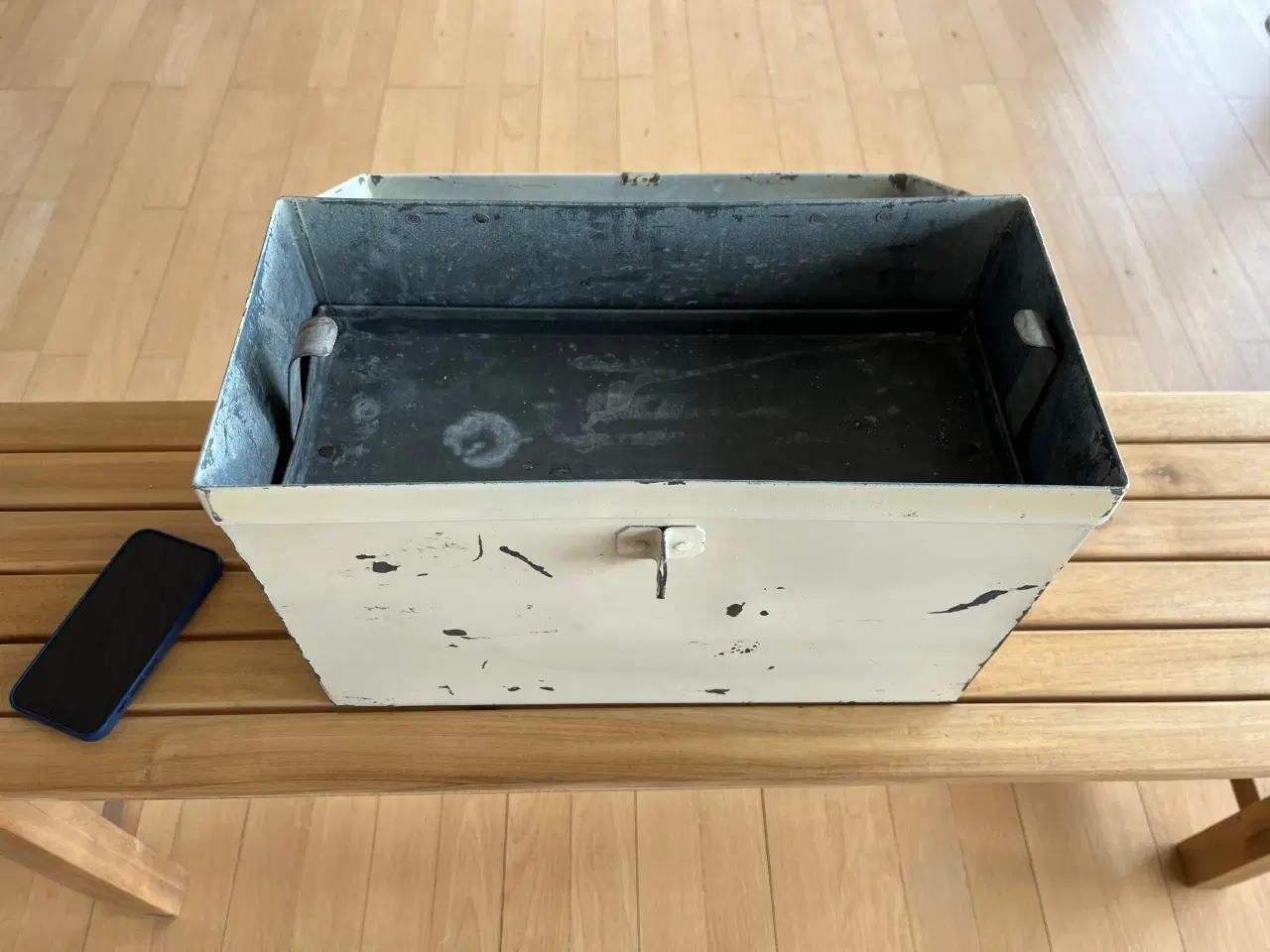 Billede 2 - Vintage zink boks til skovtur