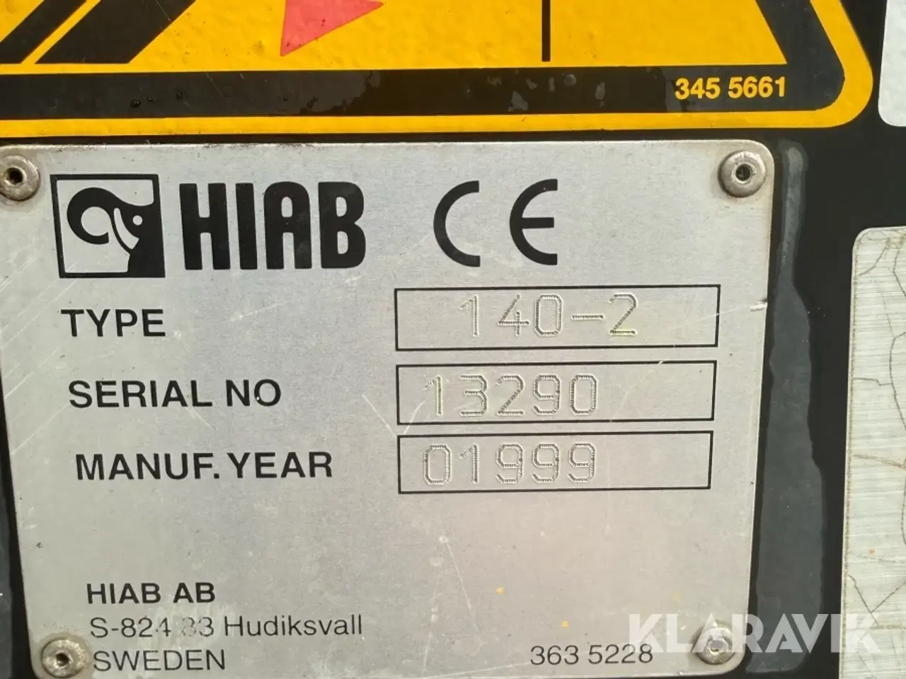 Billede 7 - Foldekran Hiab 140-2