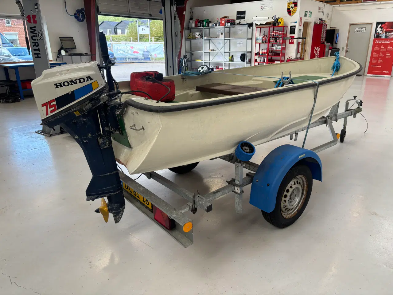 Billede 3 - Jolle med motor og trailer