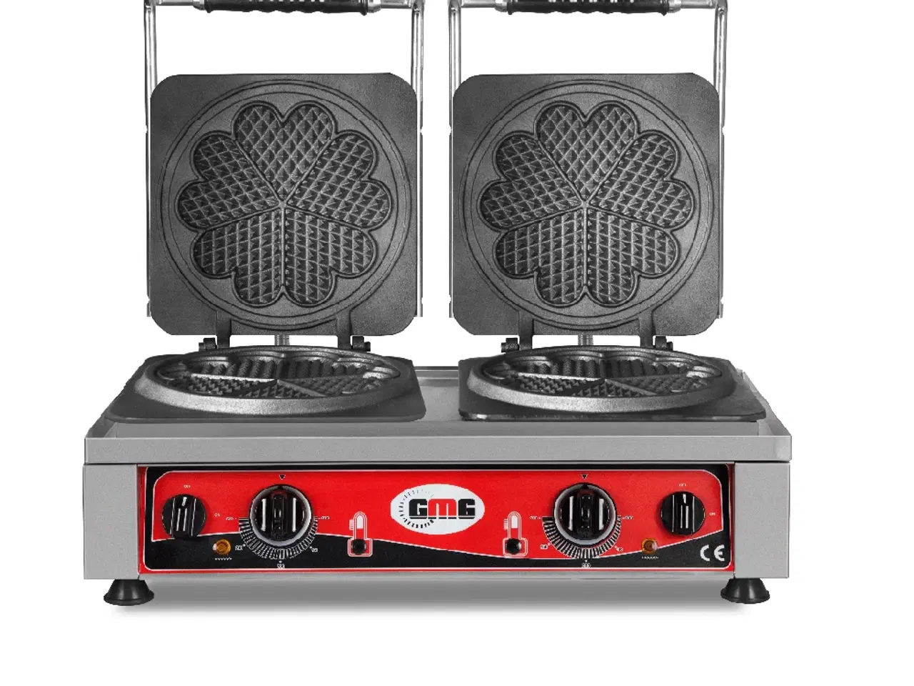 Billede 1 -  Vaffelmaskine 2 x (Ø 21 x 1,5 cm) 230 V – GMG