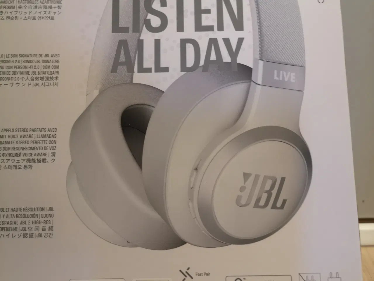 Billede 4 - JBL Live 770NC trådløse around-ear høretelefoner.