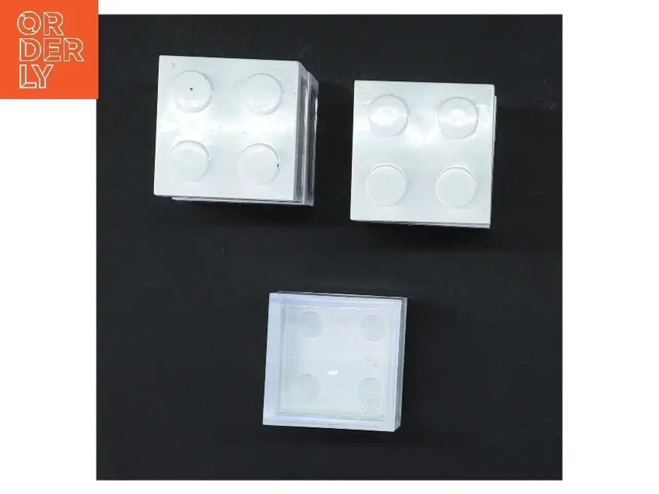 Billede 3 - LEGO Plastik opbevaringsbokse fra Omada (str. 5 stk 5x5x4,5 cm)