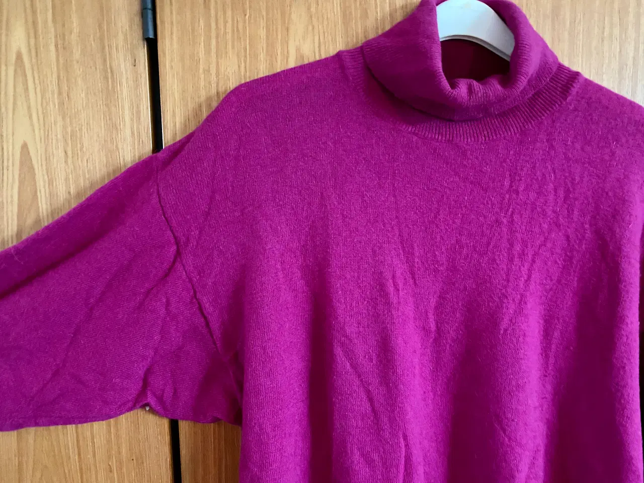 Billede 3 - Mørk pink angora/lambswool/polyamide sweater