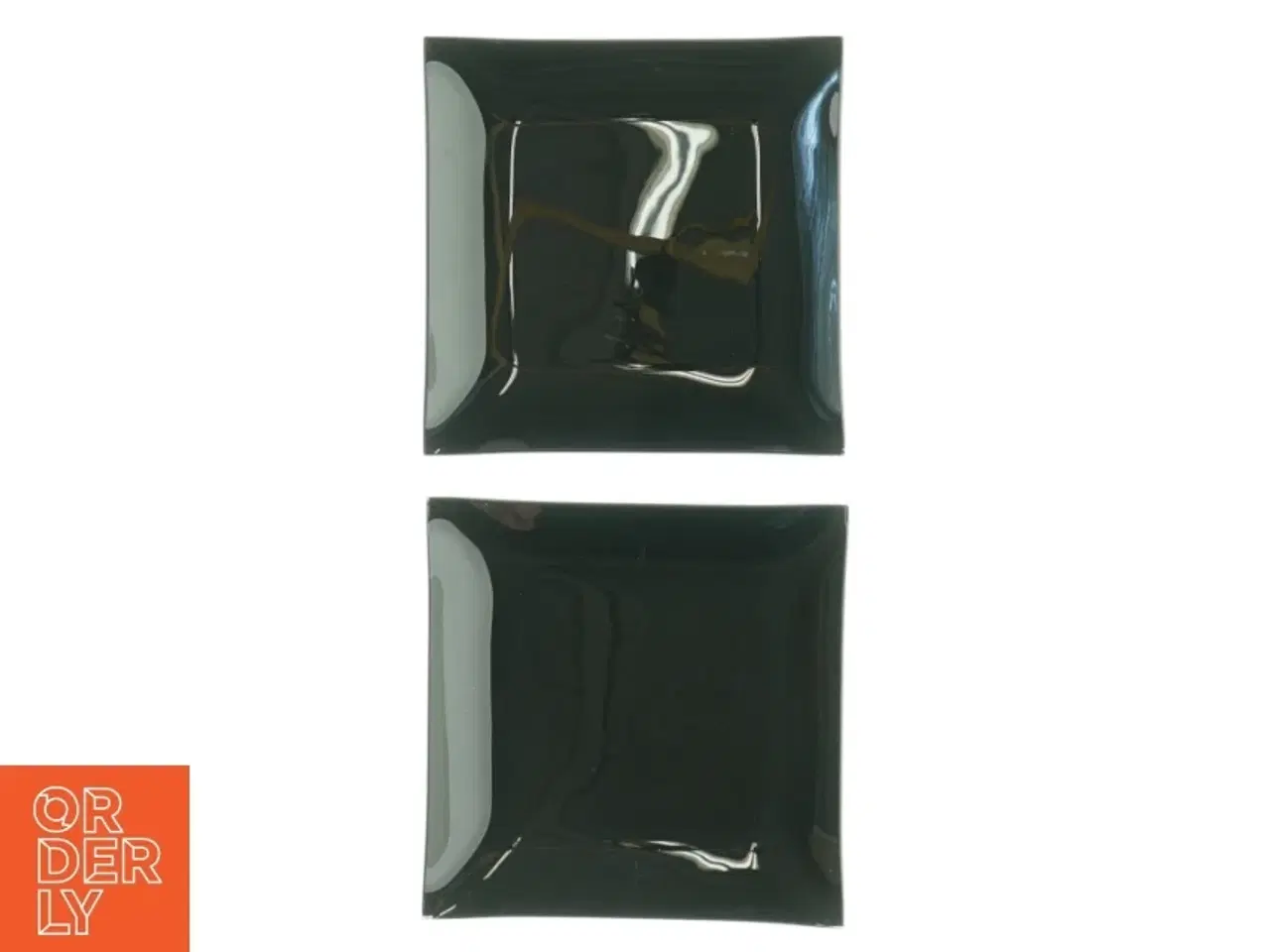 Billede 5 - Sorte firkantede serveringsfade (str. 21,5 x 21,5 cm)