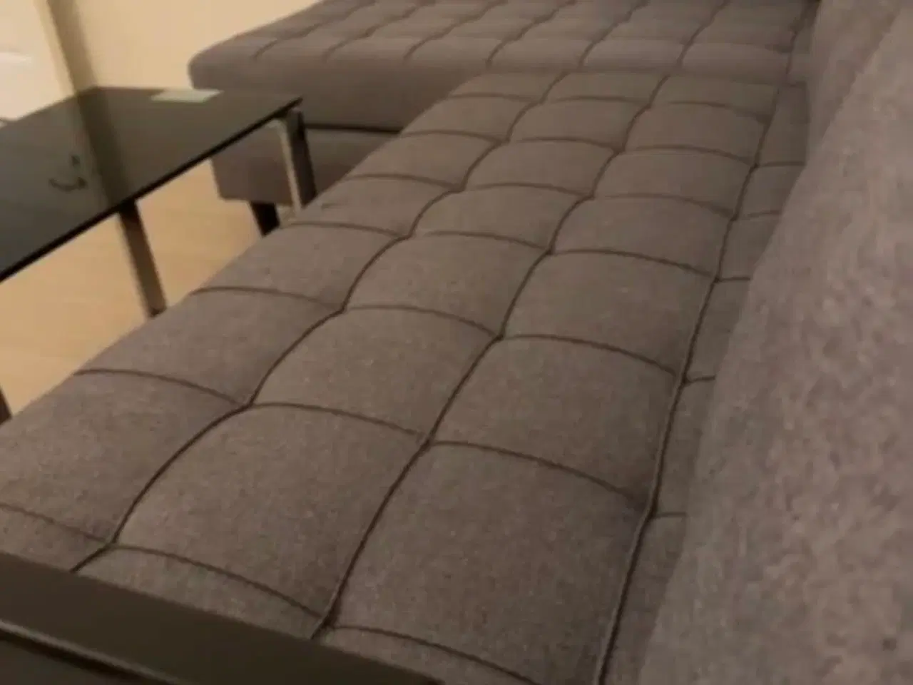 Billede 3 - Grå Chaiselong Sofa