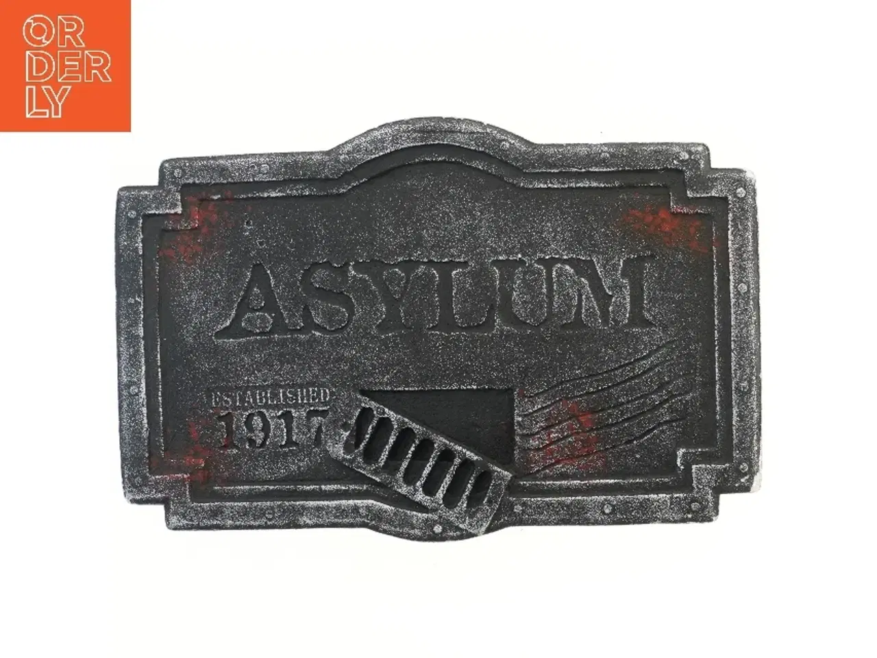 Billede 1 - Vintage Asylum-skilt (str. 56x37 cm)