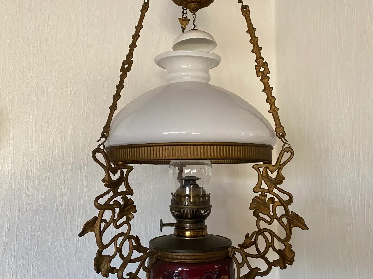 Billede 1 - Antik lampe. - byd