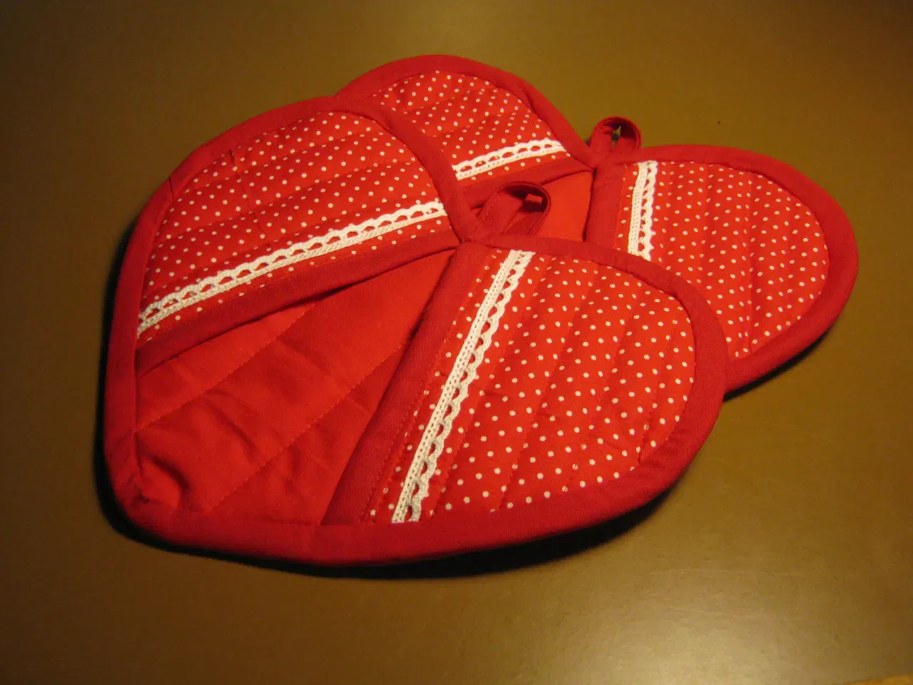 Billede 3 - Brødkurve med patchwork el. grydelapper