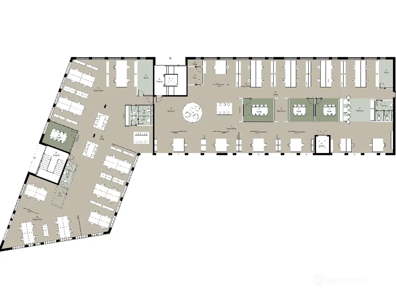 Billede 11 - Et kontorlejemål der indfrier sætningen “I den perfekte verden”