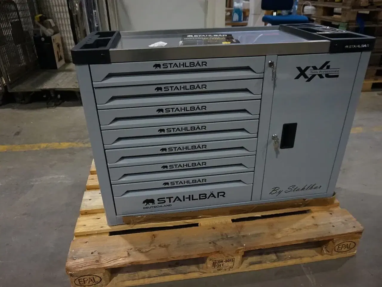 Billede 2 - Værktøjsvogn, Stahlbär, 7 skuffer inkl. Værktøj. Grey