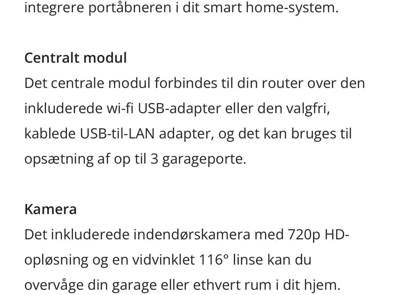 Billede 4 - Overvågnings kamera med portåbner