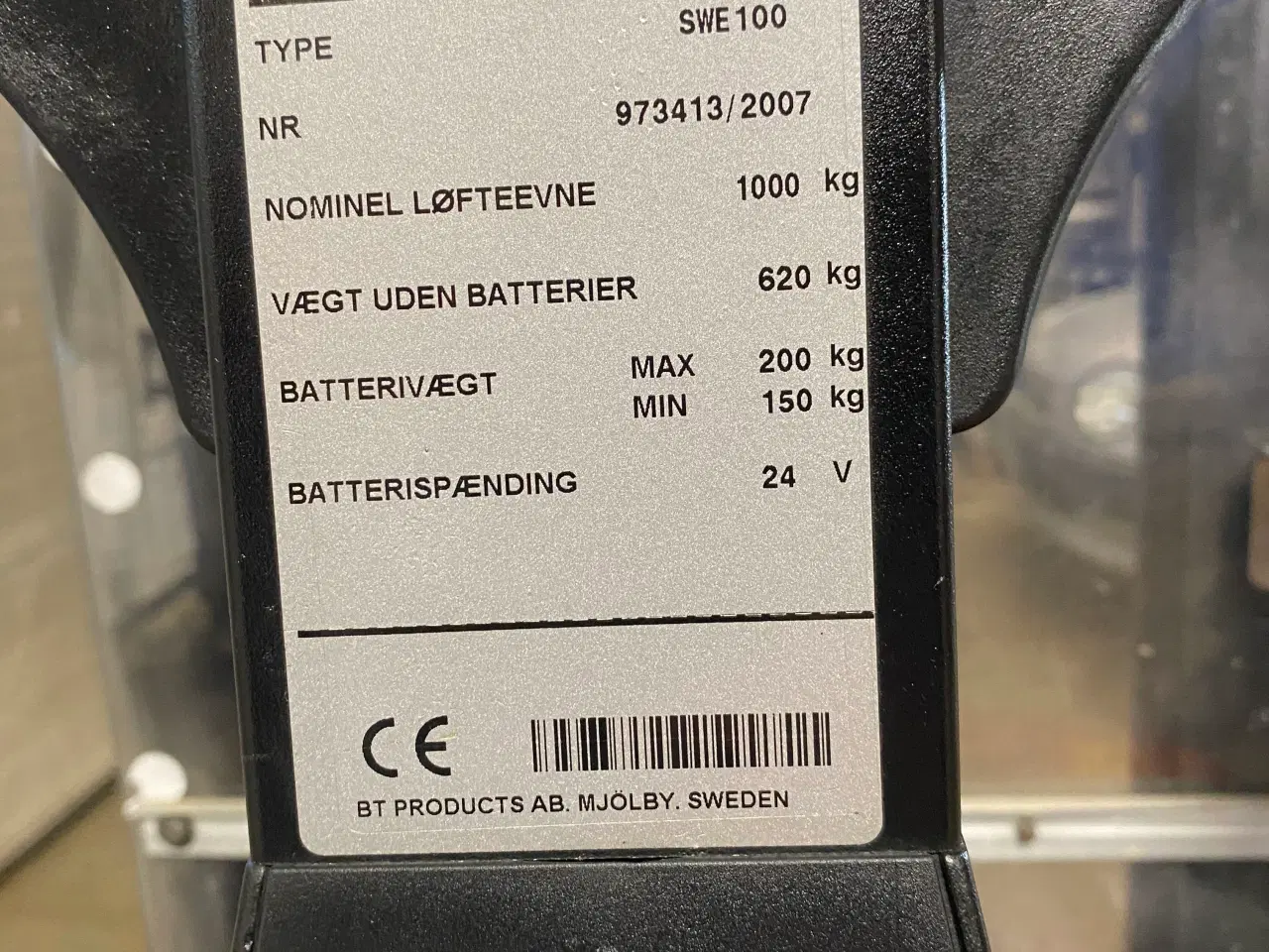 Billede 9 - BT stabler 1000 kg