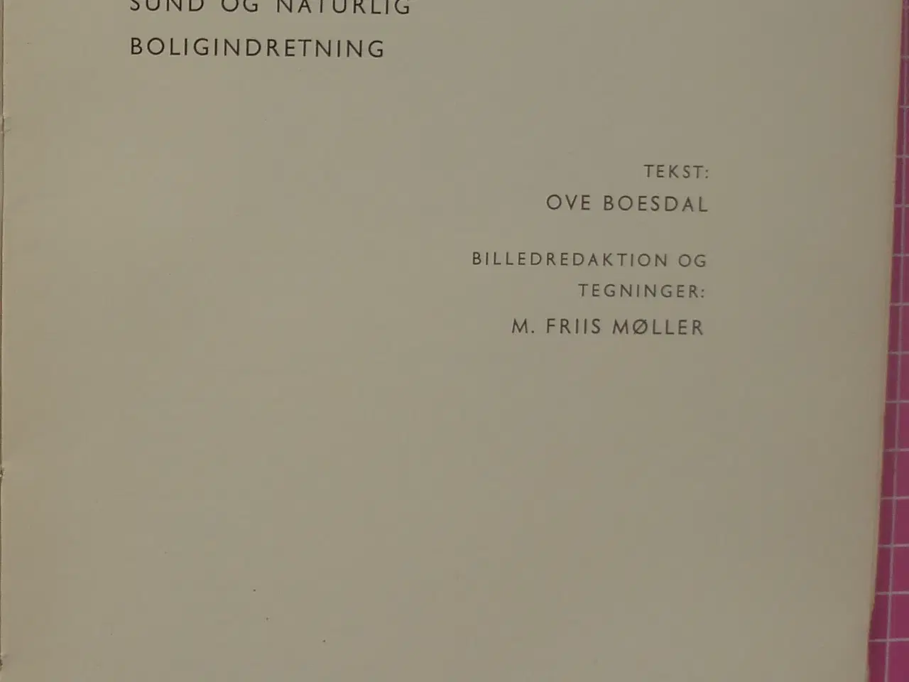 Billede 1 - Hvordan skal vi bo? af Ove Boesdal