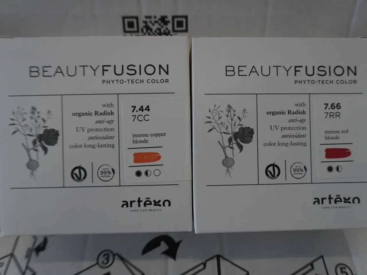 Billede 1 - Kasse med hårfarve, Artego BeautyFusion 100ml