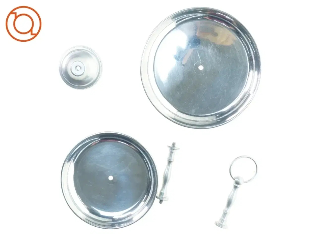 Billede 2 - Kage opsats i metal (str. 19 cm 23 cm 27 cm)