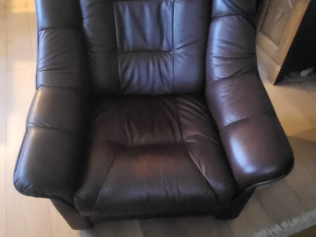 Billede 3 - Læder sofa gruppe