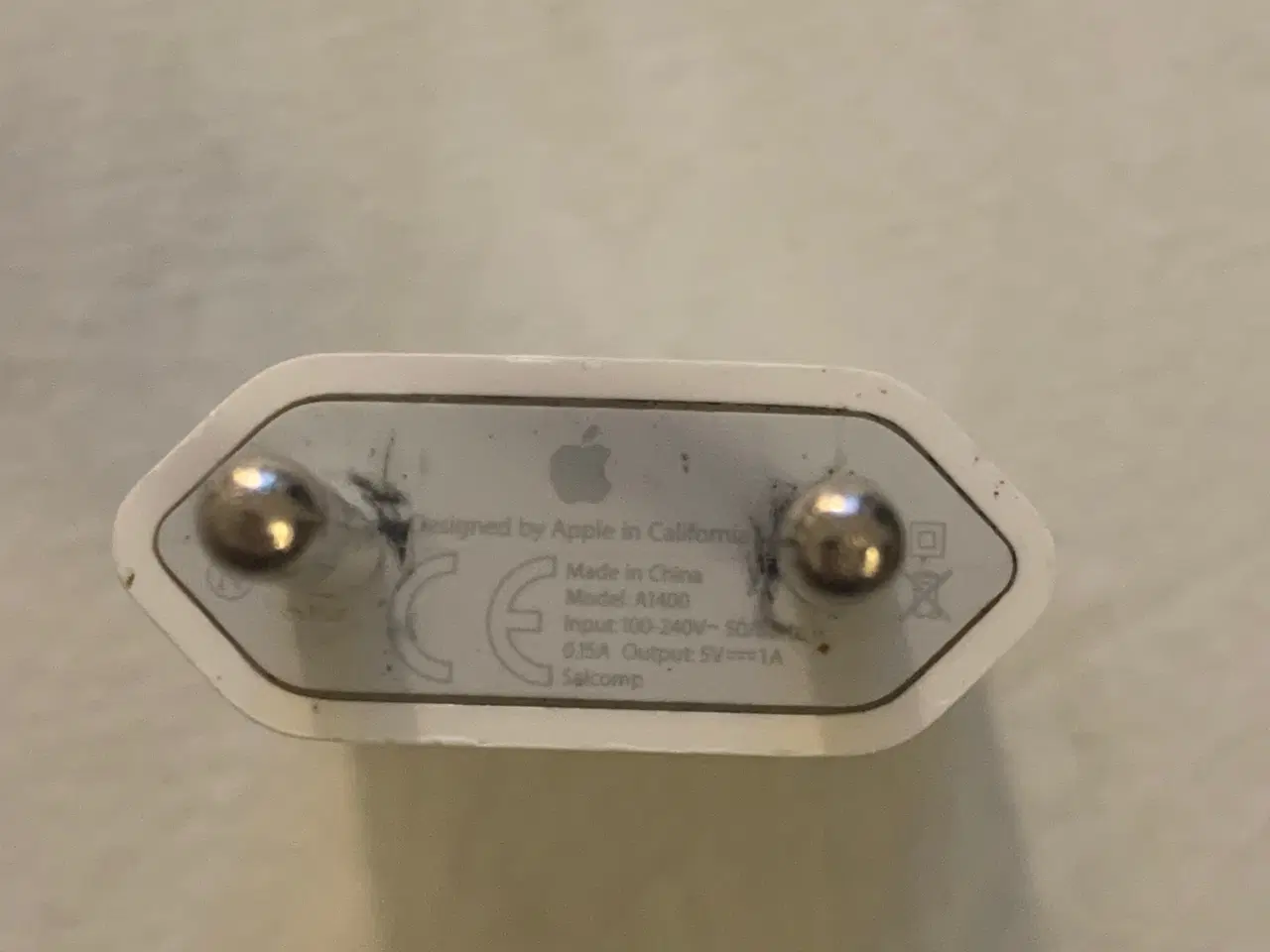 Billede 2 - Apple Oplader Hvid