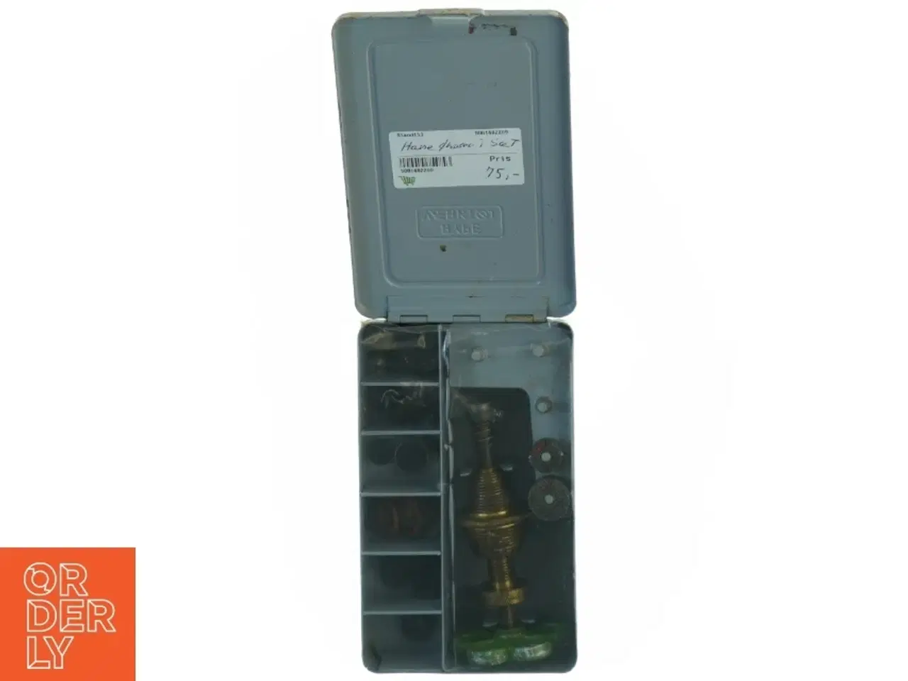 Billede 1 - Gammel vvs hanefræsersæt , passer til armaturer med gummipakninger , med indhold (str. 17 x 10 cm)