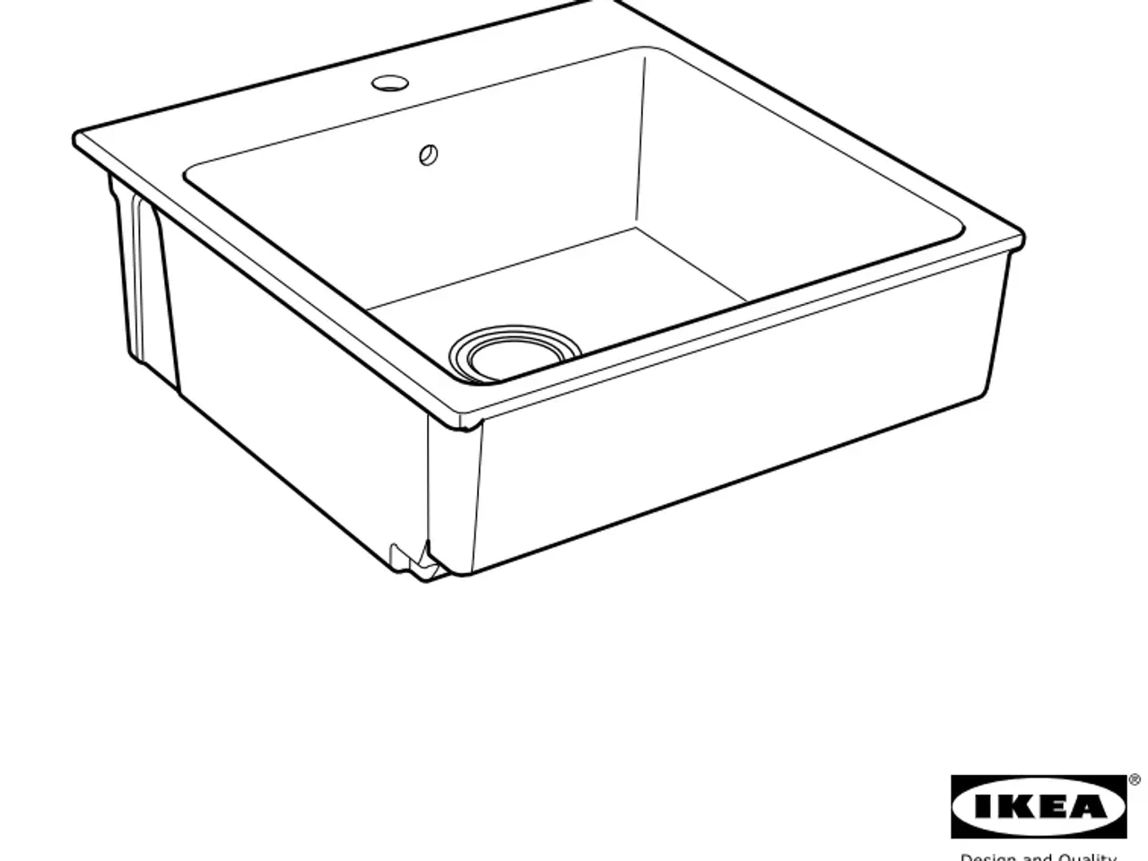 Billede 1 - Ikea Domsjö køkkenvask søges