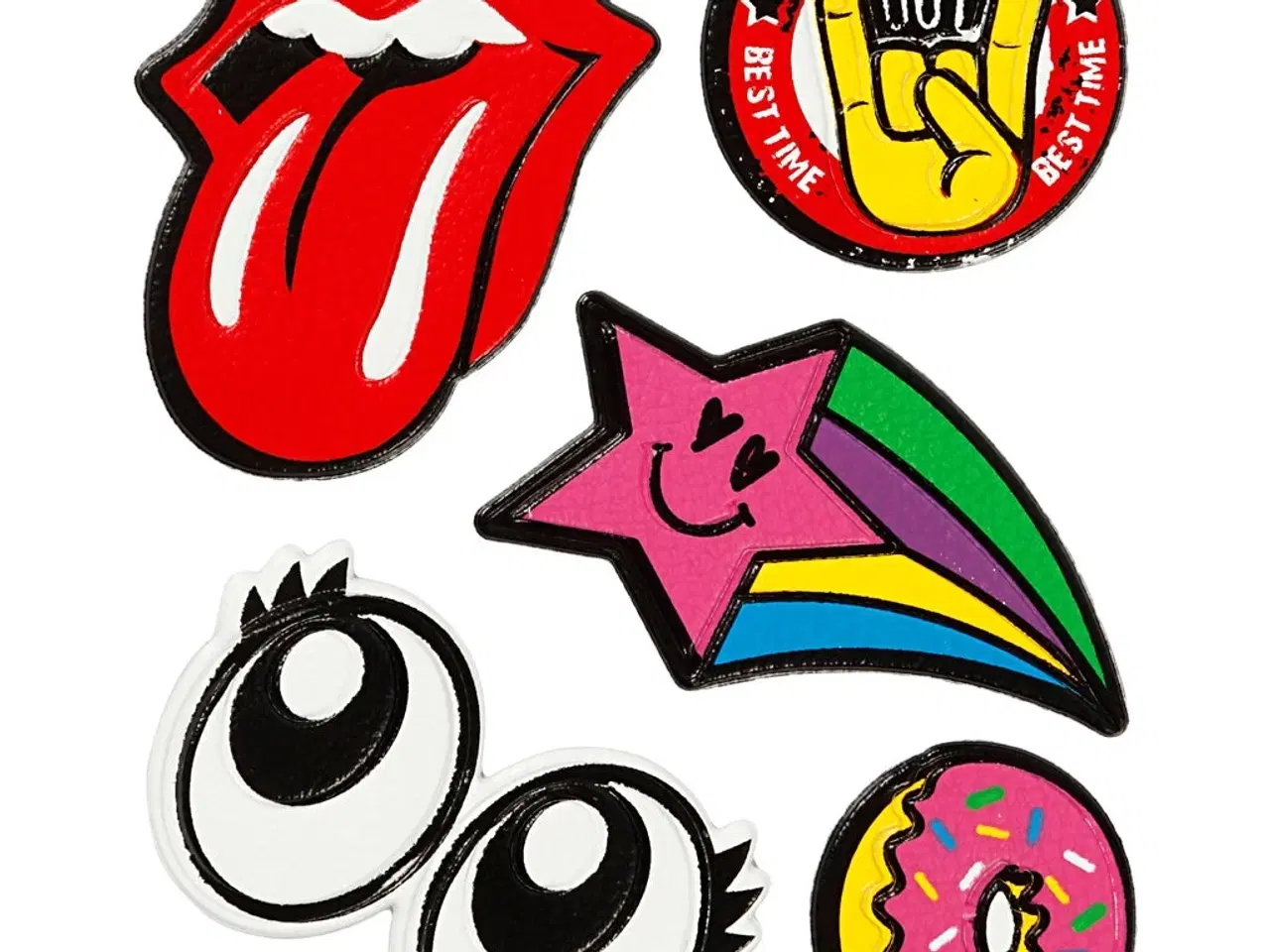 Billede 1 - Soft Stickers, Rock Out, ark 12,2x17,75 cm, 1 ark