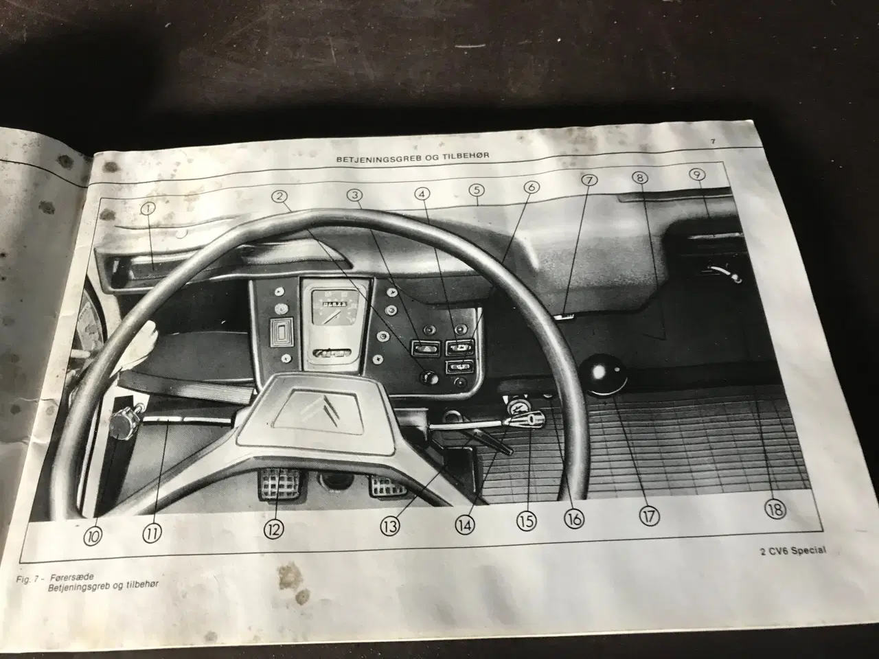 Billede 3 - Instruktionsbog til Citroën 2 cv 6 club.