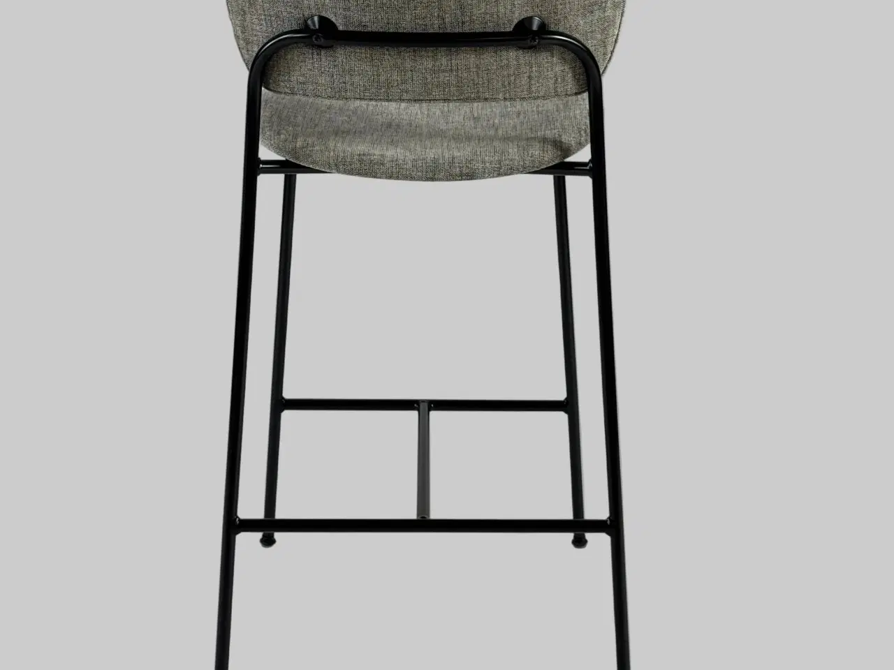 Billede 5 - &tradition Pavilion Barstol – Grå med Sort Stel SH 65 cm