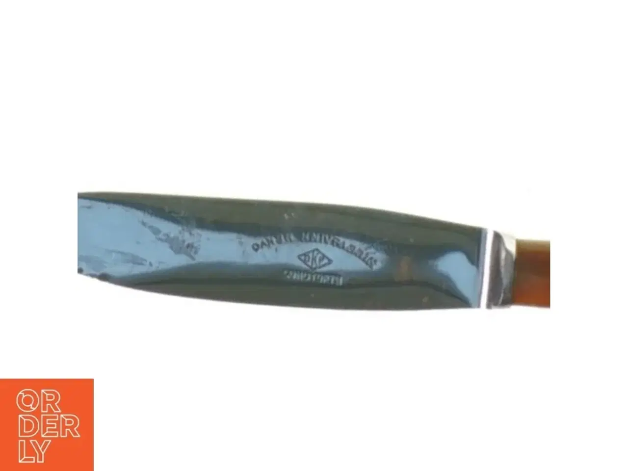 Billede 2 - Smørknive med benskaft fra Dansk Knivfabrik Lundtofte (str. 18 cm)