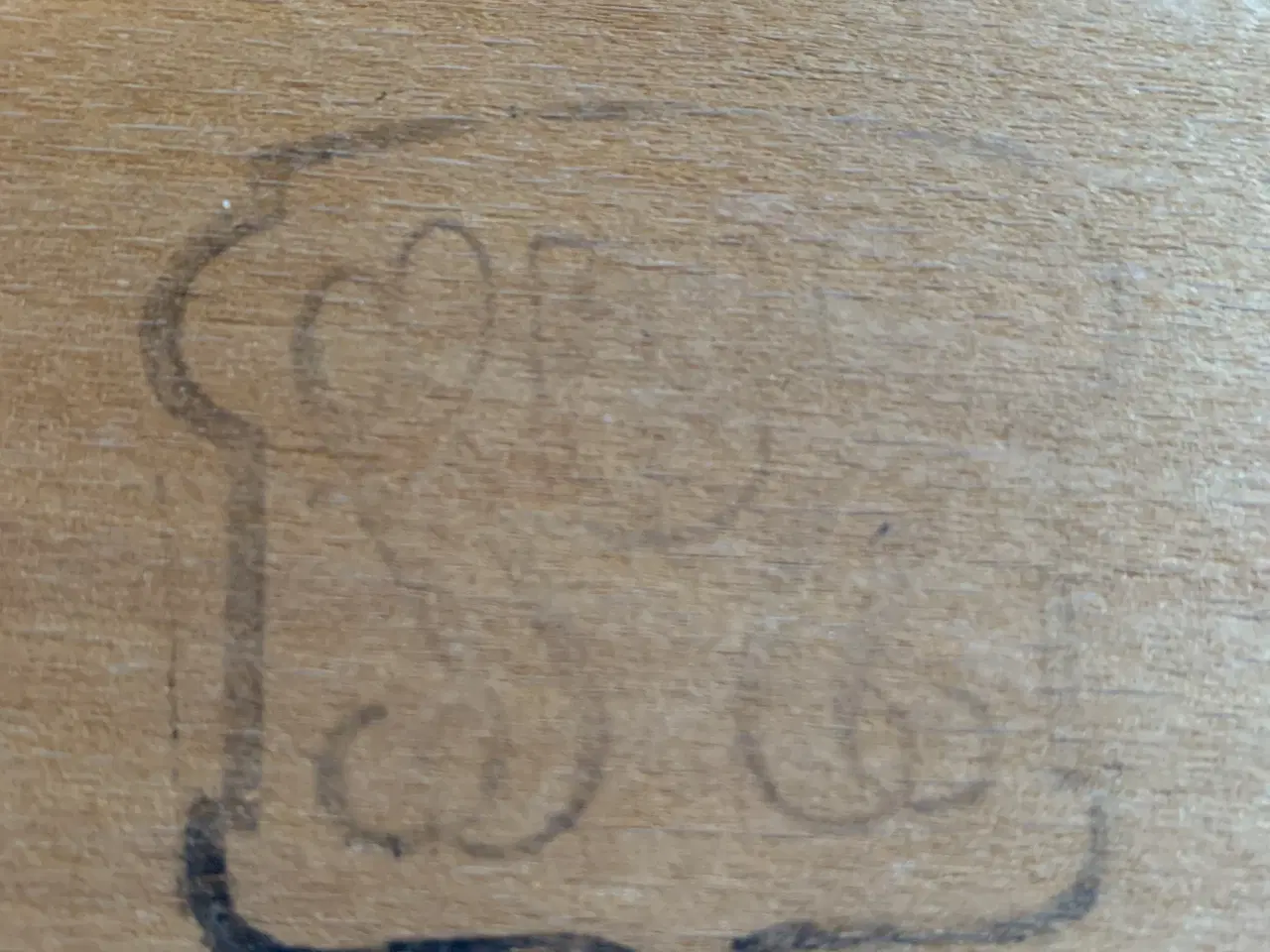 Billede 6 - Ovalt spisebord med klapper og 4 stole i mahogni