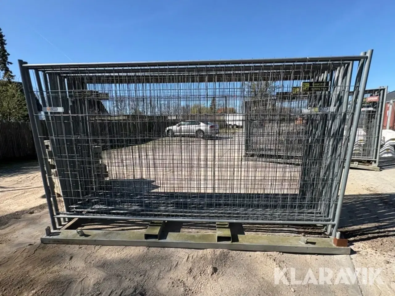 Billede 5 - Byggepladshegn 18 styk og fødder 30 styk