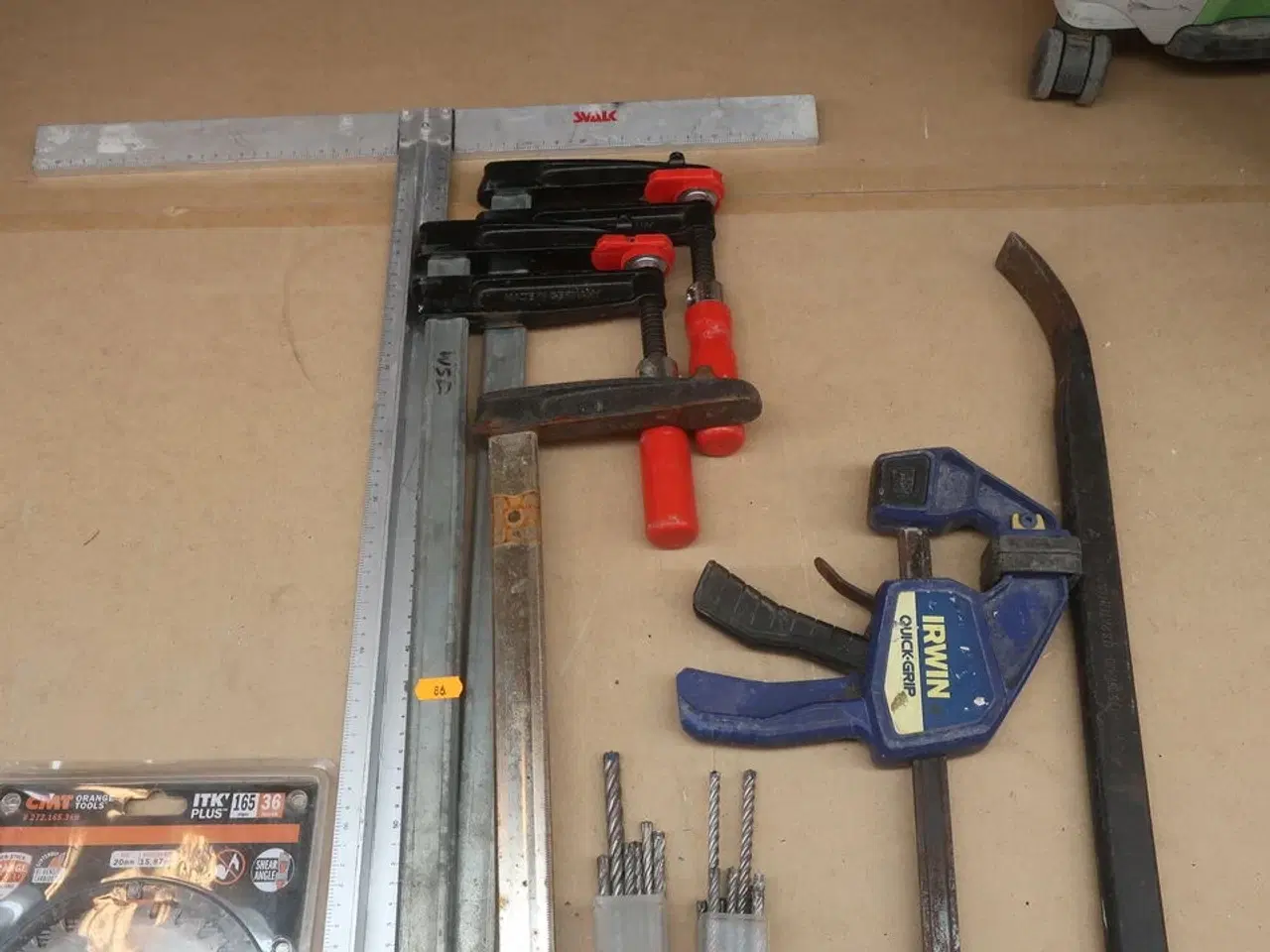 Billede 3 - Samling: Stk. 5. skruestvinger, klinger, koben mv.