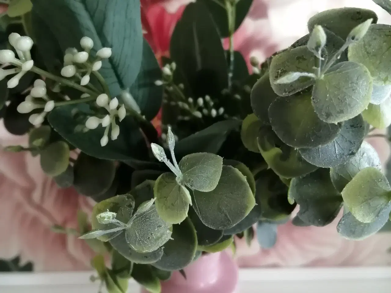 Billede 3 - NYE kunstige blomster eukalyptus buket 