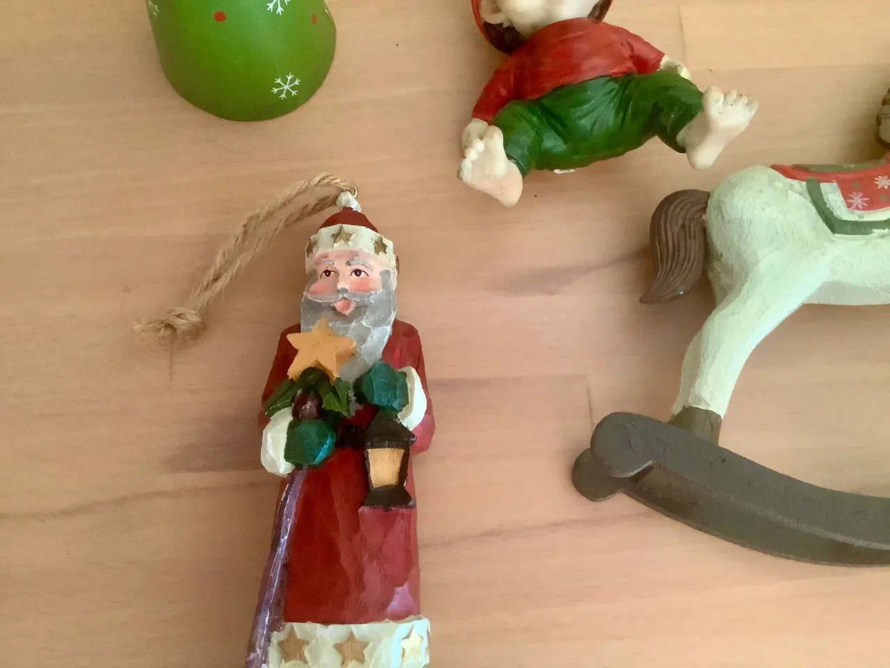 Billede 7 - Julepynt - Julemand - gyngehest - rensdyr og nisse