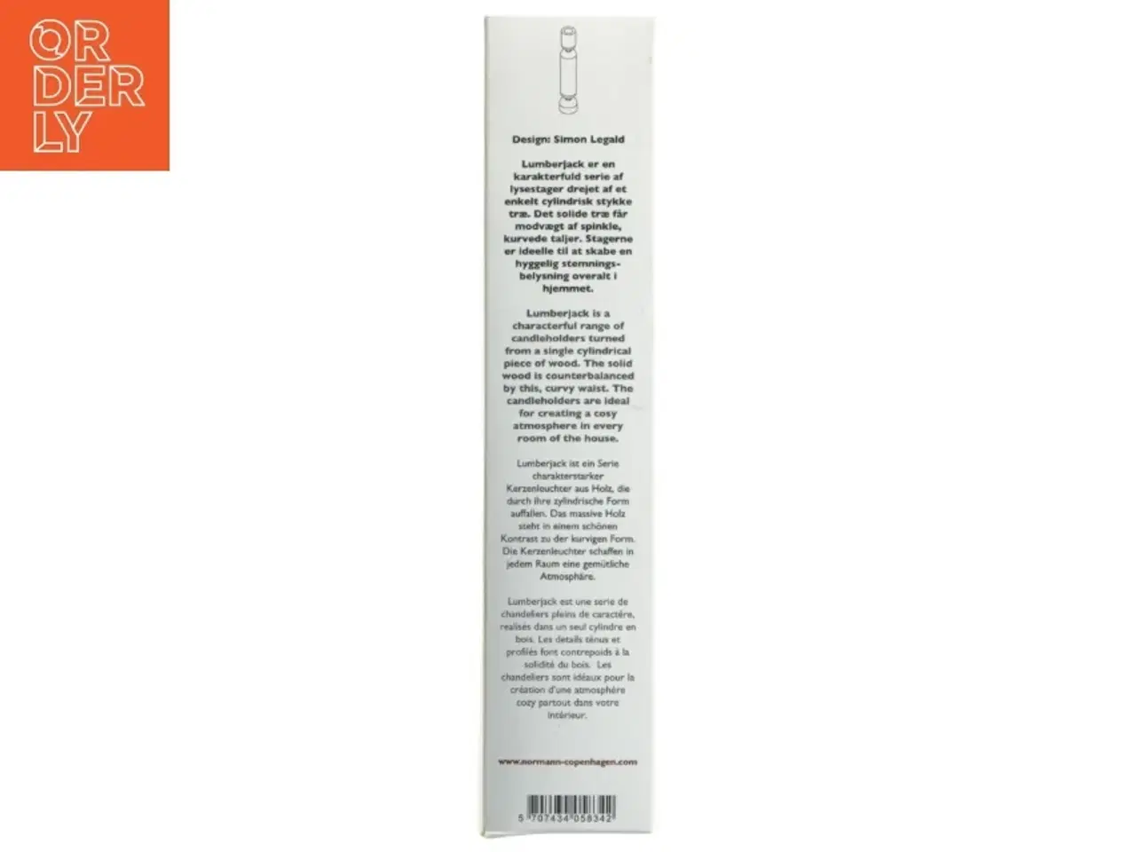 Billede 3 - Normann Copenhagen lysestage fra Normann Copenhagen (str. 23 cm)