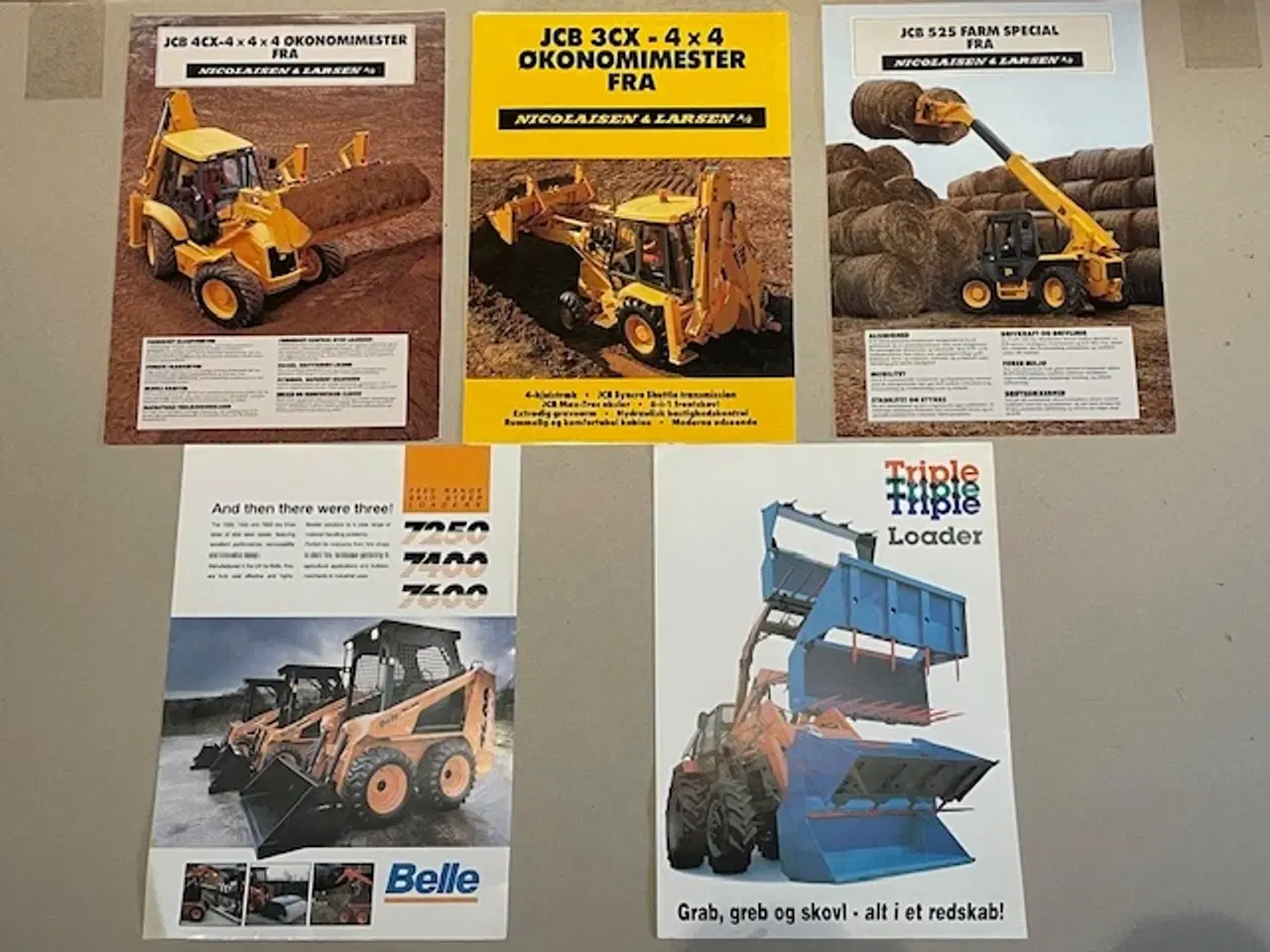 Billede 4 - Brochurer Traktor og maskiner
