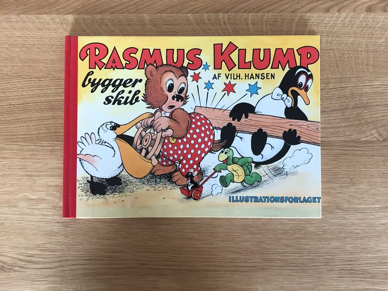 Billede 1 - Rasmus Klump bygger skib, af Vilh. Hansen