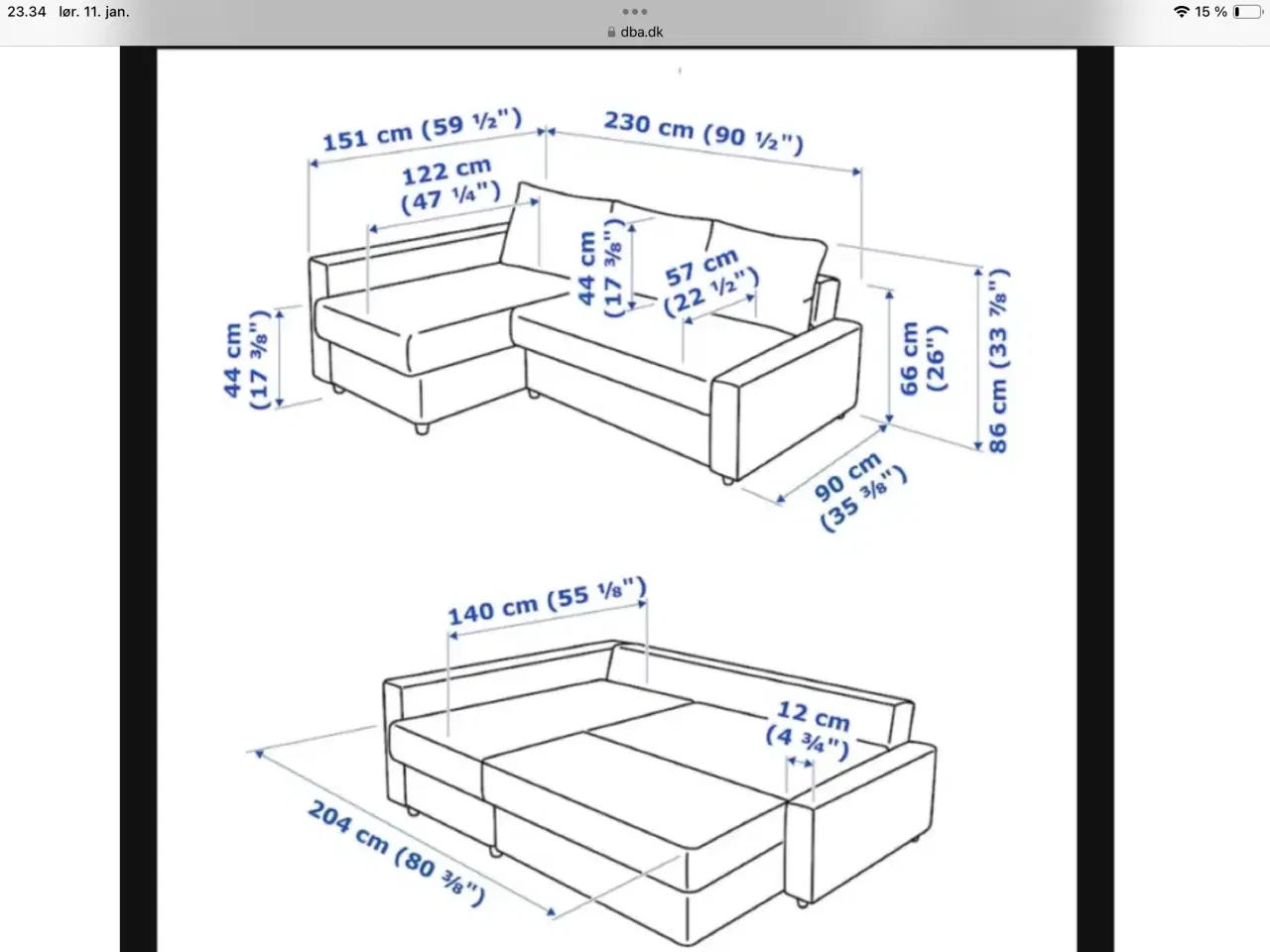 Billede 5 - Sovesofa