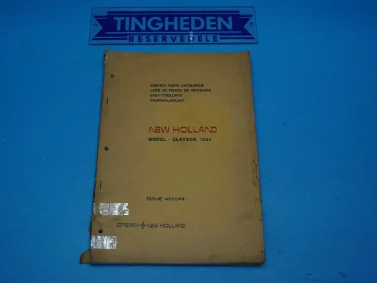 Billede 1 - New Holland 1520 Reservedelskatalog