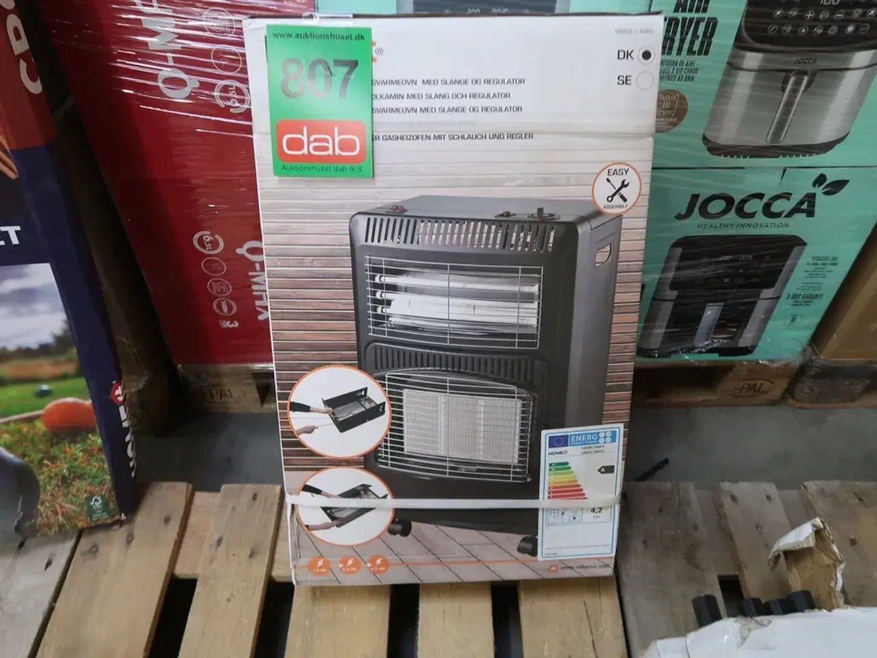Billede 2 - HOME It sammenklappelig gasvarmeovn med varmeblæser 4,2 kW