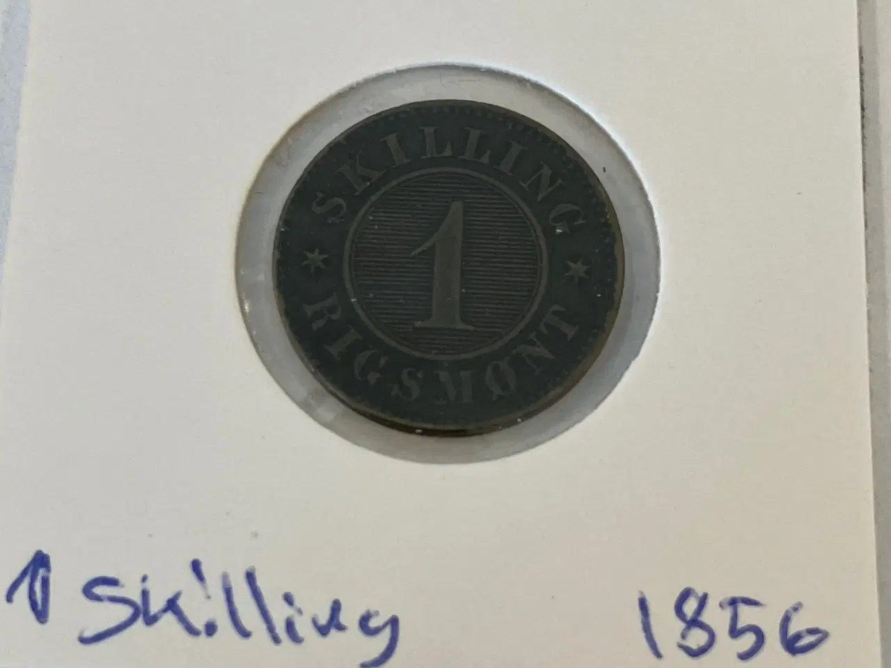 Billede 1 - 1 Skilling 1856 Danmark