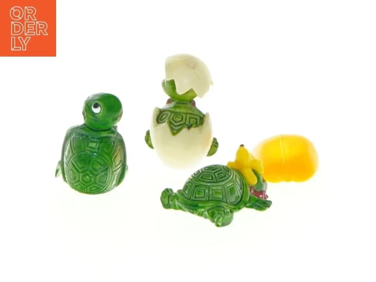 Billede 2 - Skilpadder fra kinderæg (str. 4 x 2 cm)