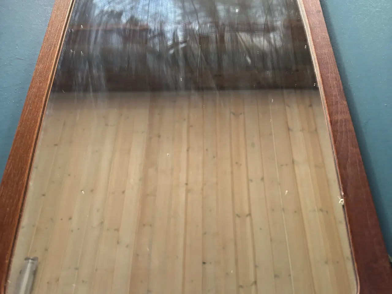 Billede 2 - Spejl med teakkant