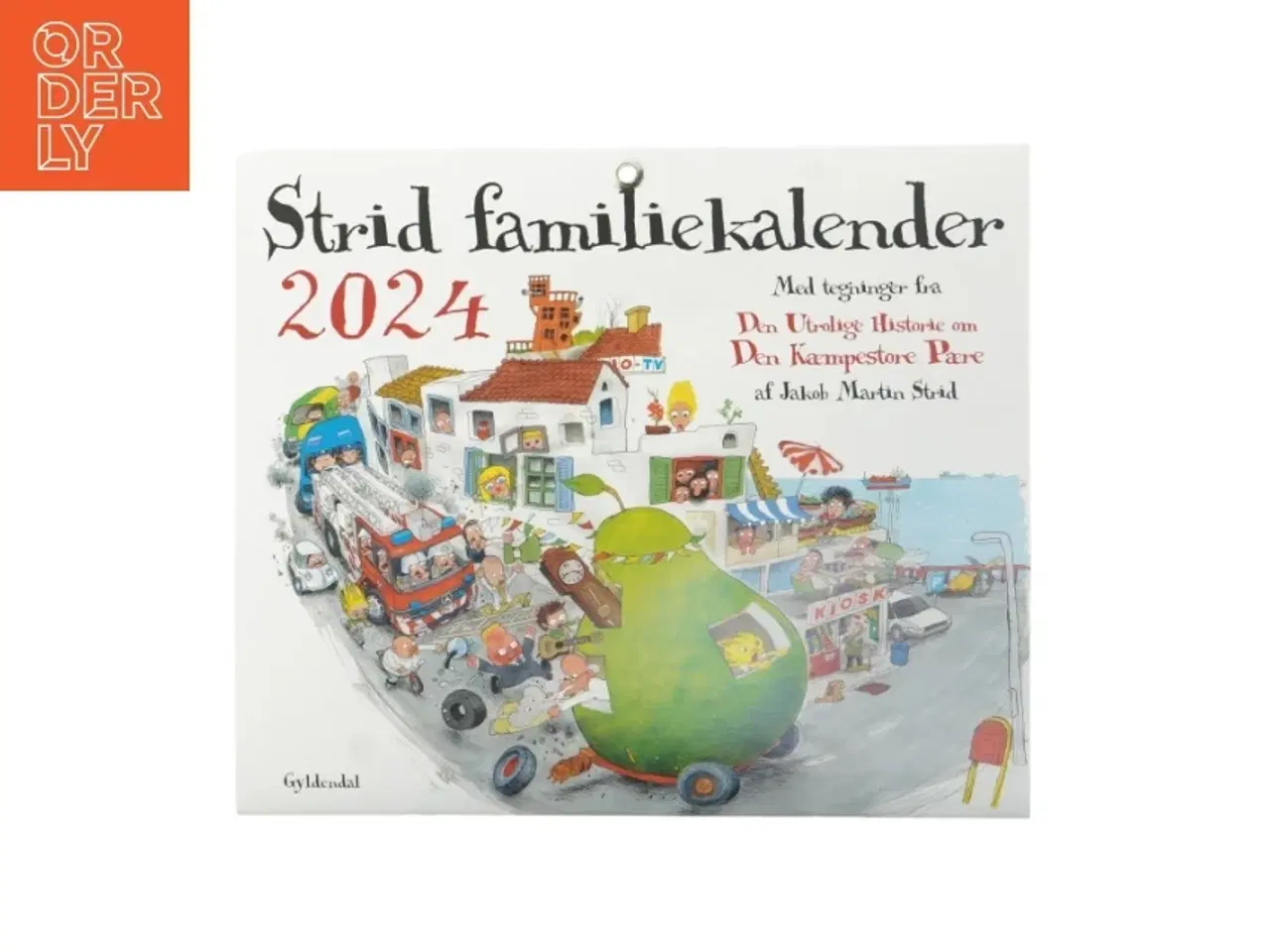 Billede 1 - Strid familiekalender 2024 af Jakob Martin Strid (Bog) fra Gylendal (str. 30x35 cm)
