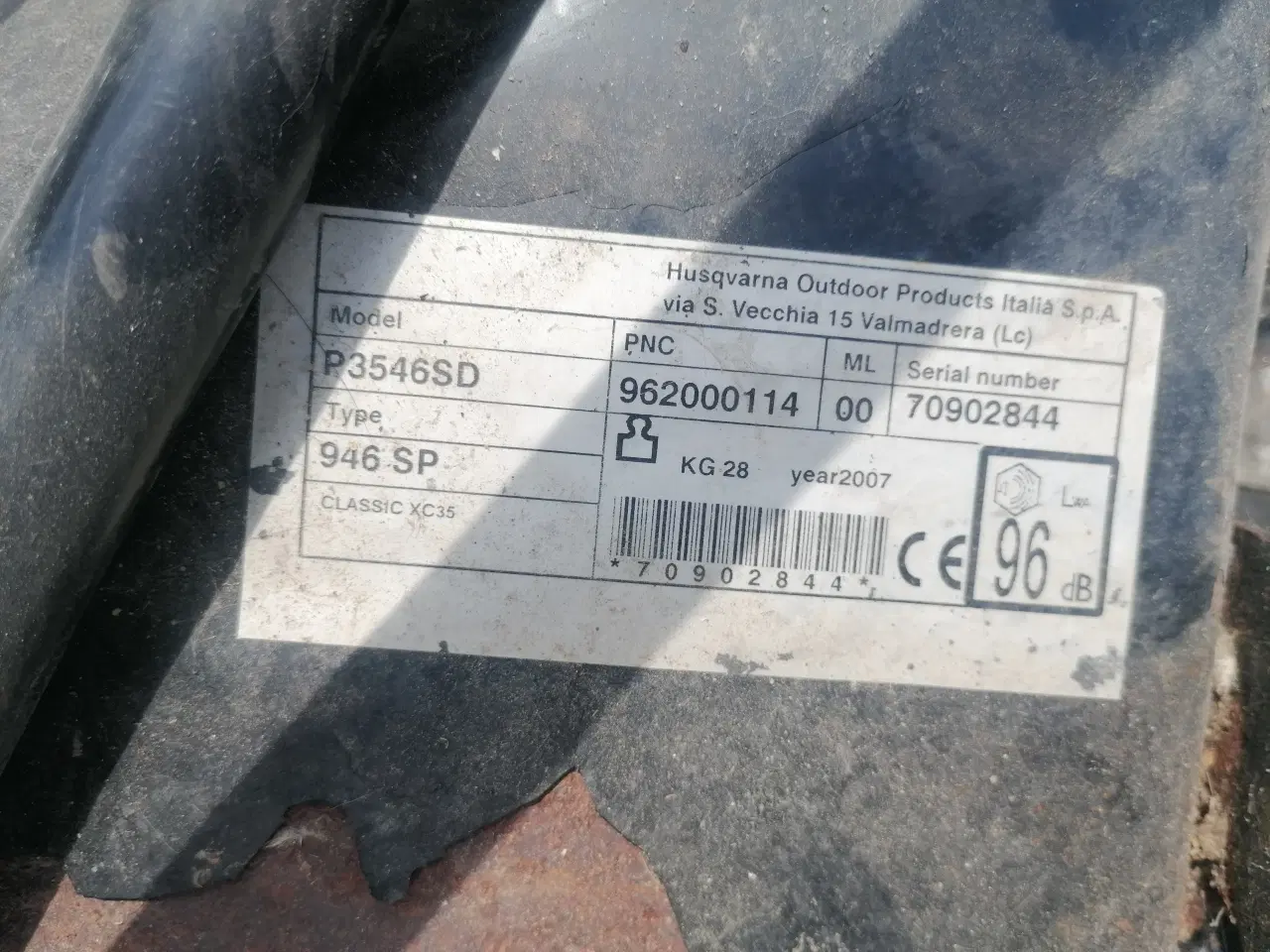 Billede 20 - 46 cm.Klipperskjold UDEN Motor