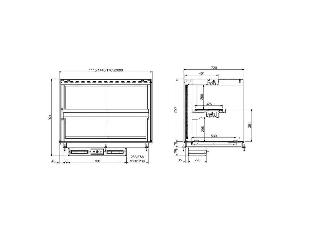 Billede 2 - Varmemontre keramisk display – 3/1 GN