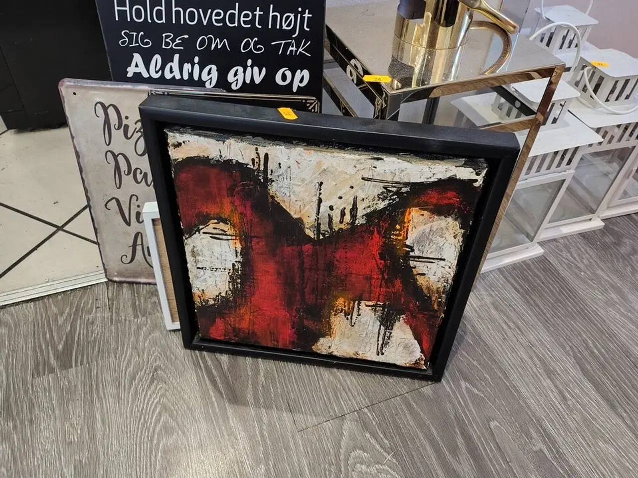 Billede 3 - Lanterner og små billeder/skilte