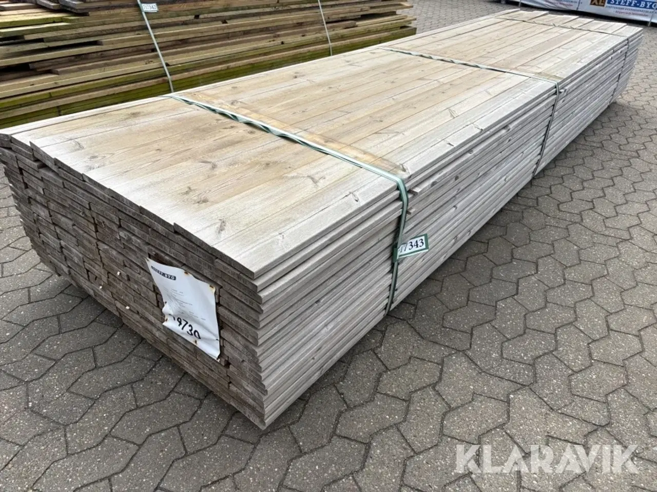 Billede 1 - Trykempraneret terrassebrædder - 180 styks - 756 meter
