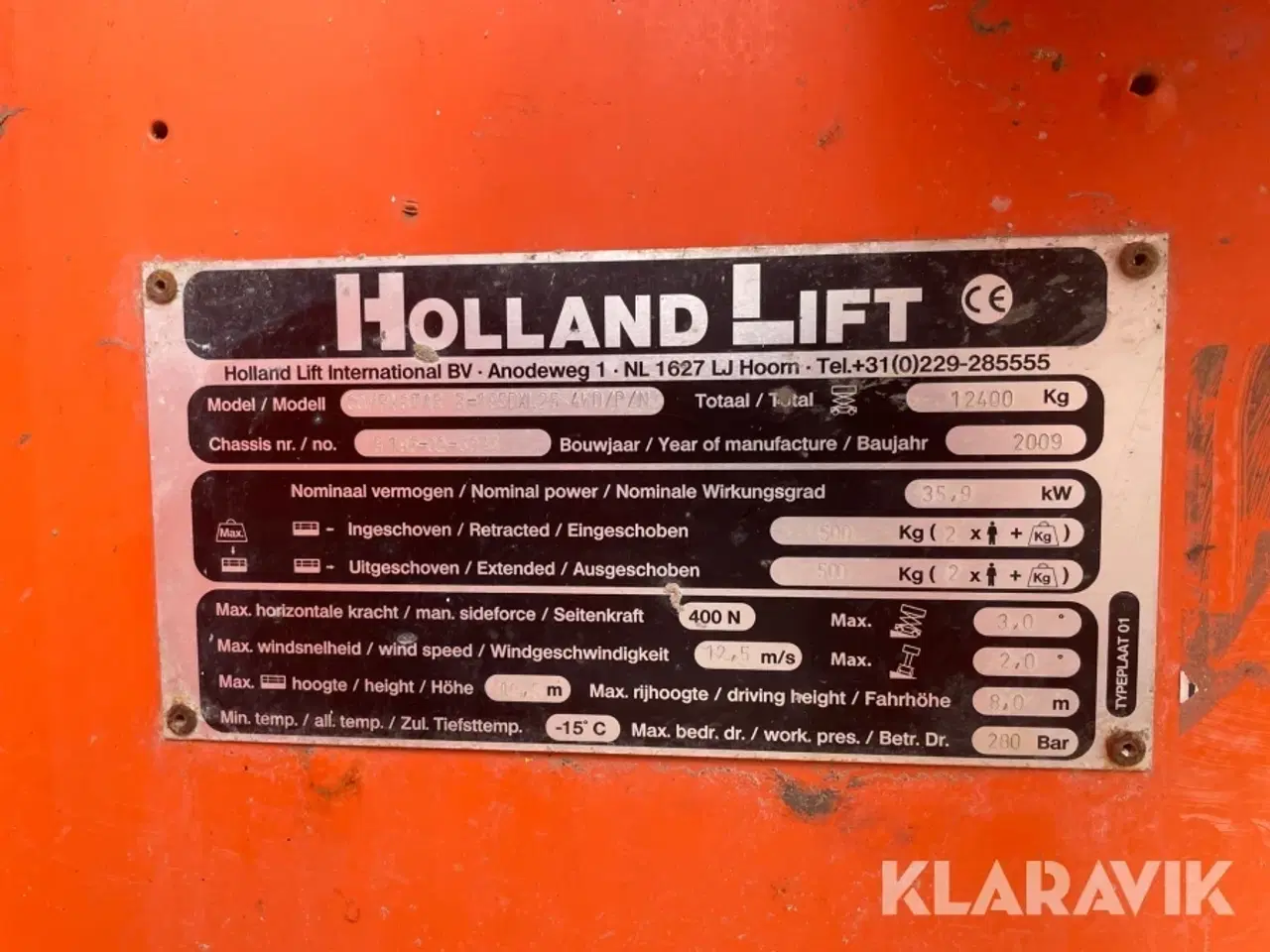 Billede 5 - Sakselift Holland Lift Combistar B-195DXL25 4WD/P/N