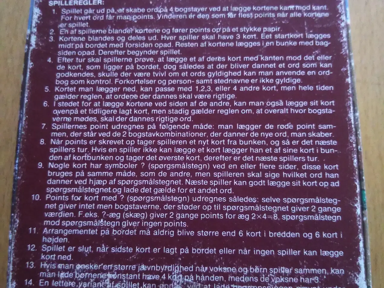 Billede 2 - Ordleg spil